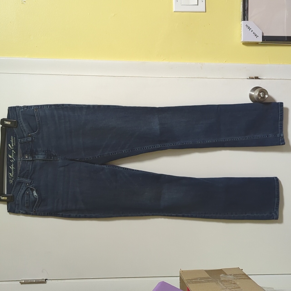 Juicy Couture "The Penelope" low rise straight jeans